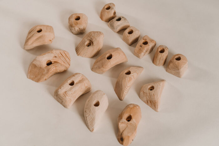Wooden climbing holds – set of 12. - Image 9