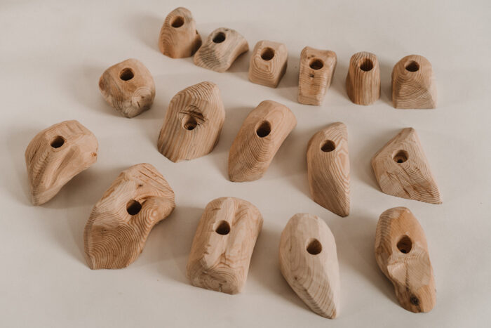 Wooden climbing holds – set of 12. - Image 10