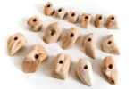 Wooden climbing holds – set of 12.