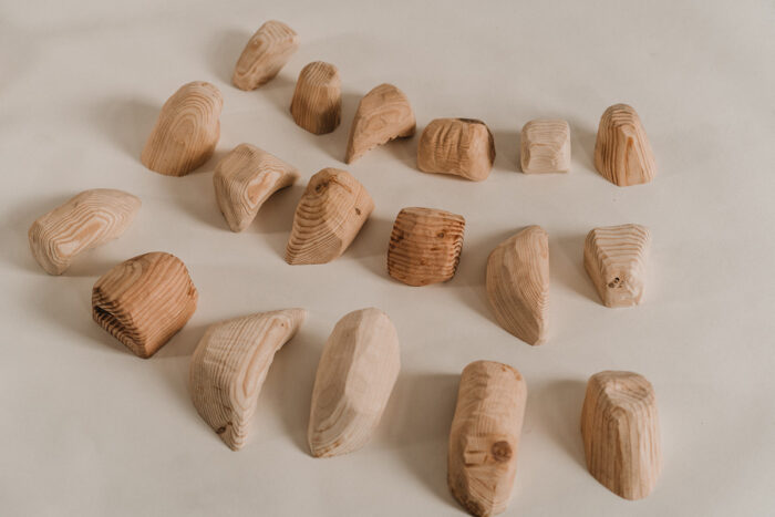 Wooden climbing holds – set of 12. - Image 11